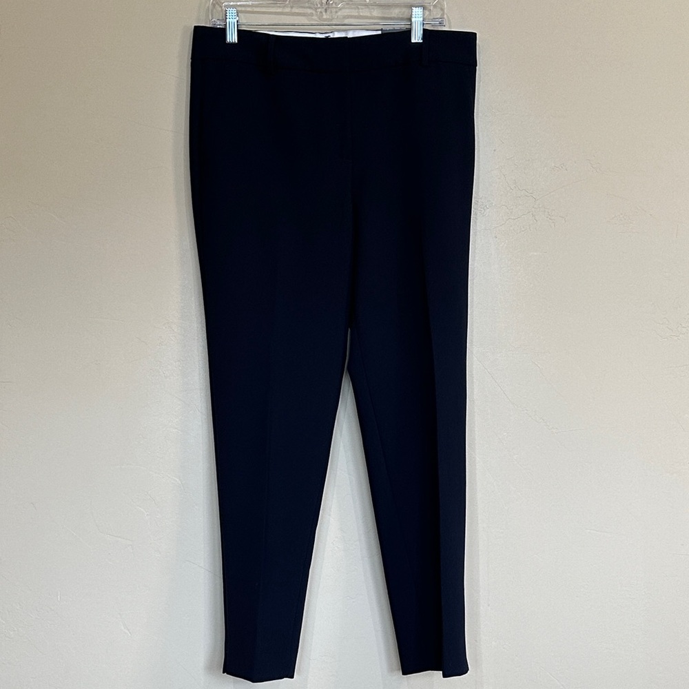 NWT Talbots Hampshire Ankle Pant Straight leg high waist Blue Sz 10 | $129 - Picture 2 of 14